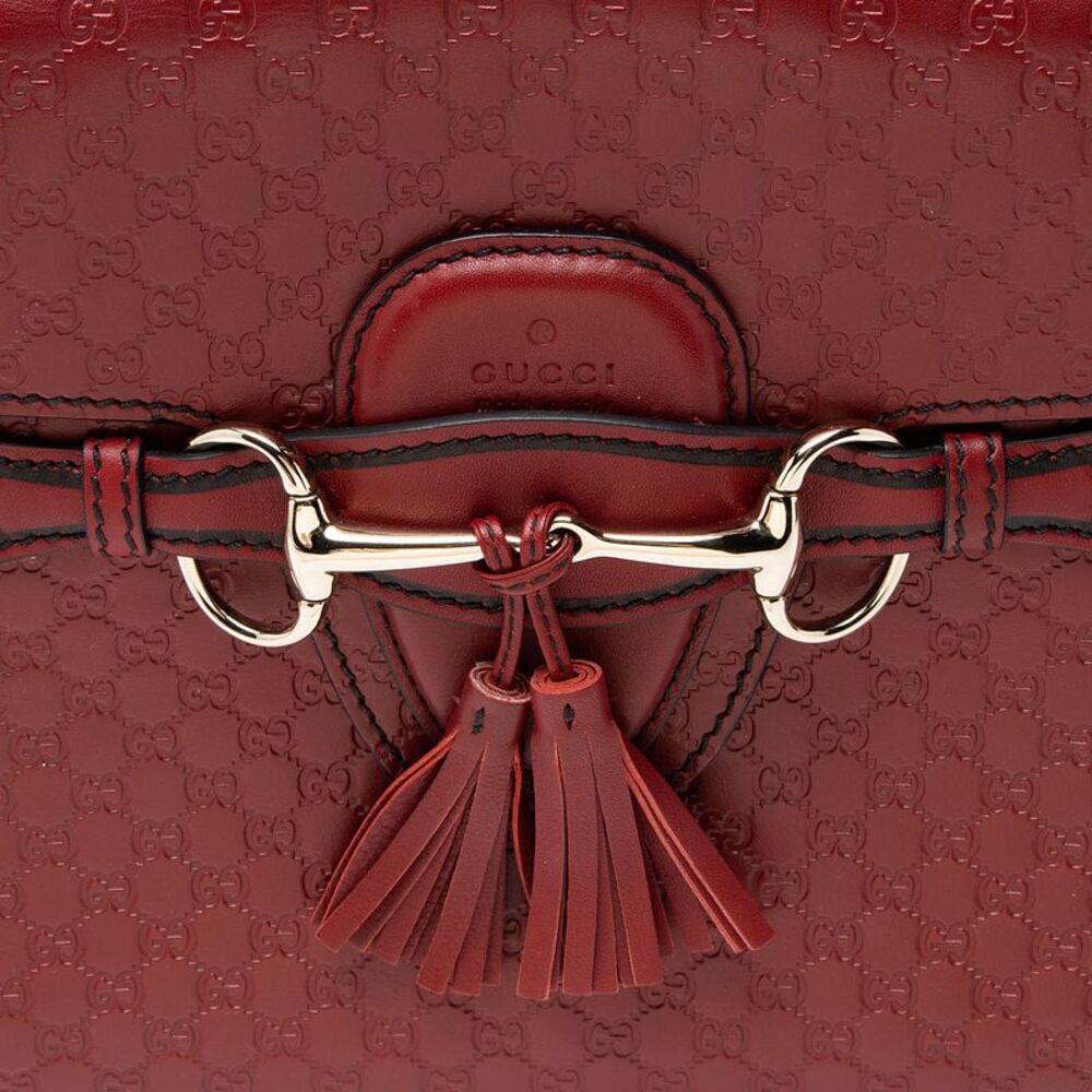 Gucci Microguccissima Leather Emily Medium Shoulder Bag - Picture 9 of 14